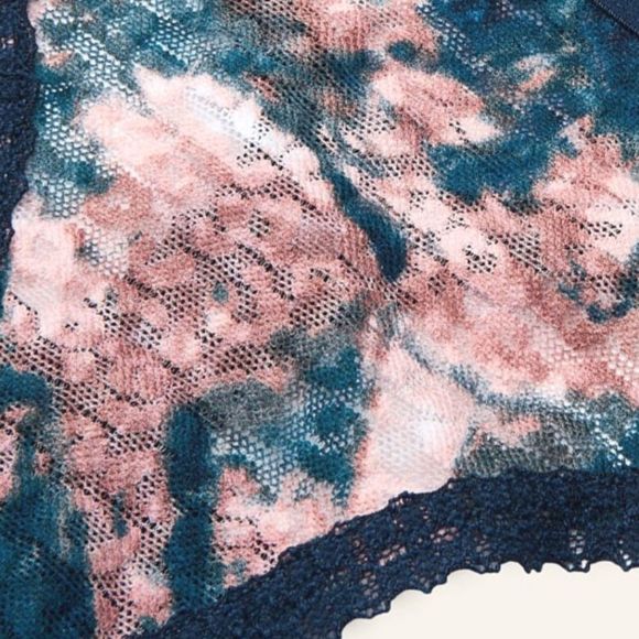 2PC VICTORIA'S SECRET ENSIGN TIE DYE SET 34C Small - Picture 4 of 5